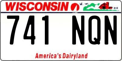WI license plate 741NQN