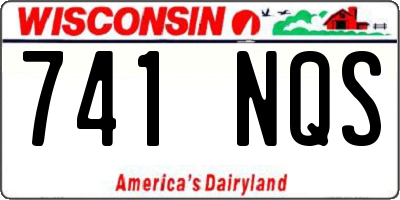 WI license plate 741NQS