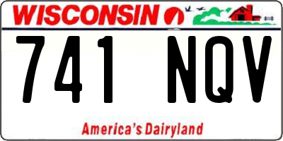 WI license plate 741NQV