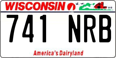 WI license plate 741NRB