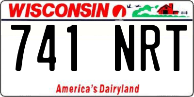 WI license plate 741NRT
