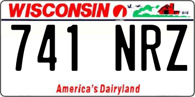 WI license plate 741NRZ