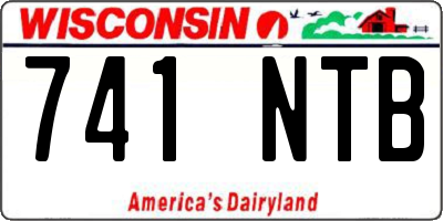 WI license plate 741NTB