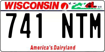 WI license plate 741NTM