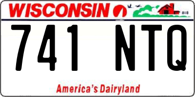 WI license plate 741NTQ