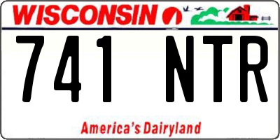 WI license plate 741NTR