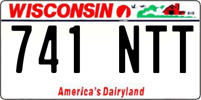 WI license plate 741NTT