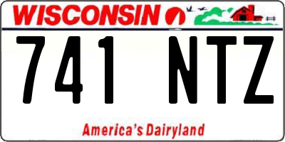 WI license plate 741NTZ