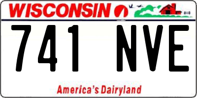 WI license plate 741NVE