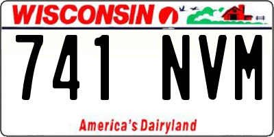WI license plate 741NVM