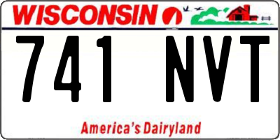 WI license plate 741NVT