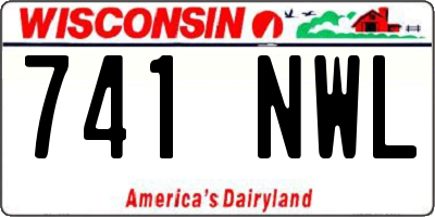 WI license plate 741NWL