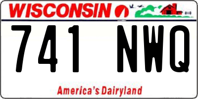WI license plate 741NWQ