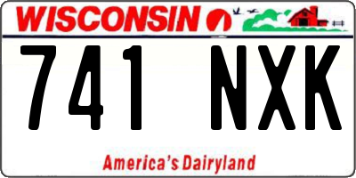 WI license plate 741NXK