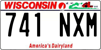 WI license plate 741NXM