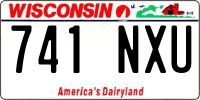 WI license plate 741NXU