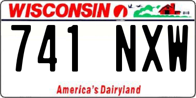 WI license plate 741NXW
