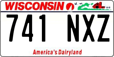 WI license plate 741NXZ