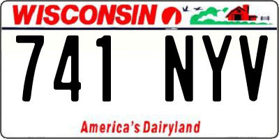 WI license plate 741NYV