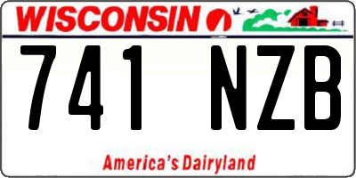 WI license plate 741NZB