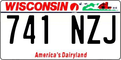 WI license plate 741NZJ