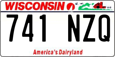 WI license plate 741NZQ