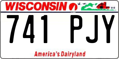 WI license plate 741PJY