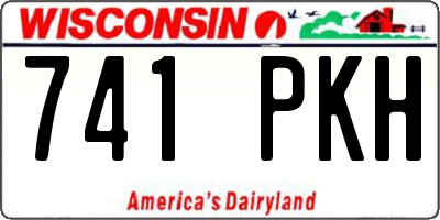 WI license plate 741PKH