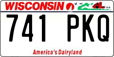 WI license plate 741PKQ