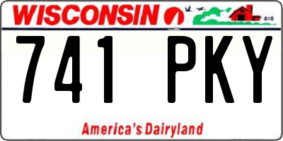 WI license plate 741PKY