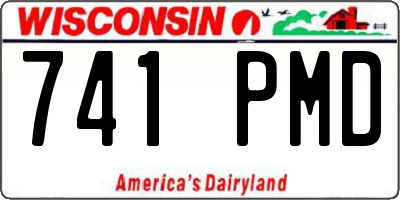 WI license plate 741PMD