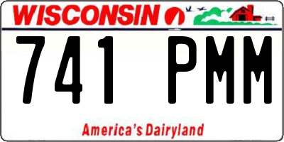 WI license plate 741PMM