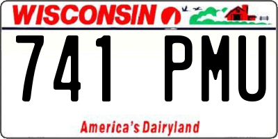 WI license plate 741PMU