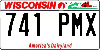 WI license plate 741PMX