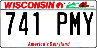 WI license plate 741PMY