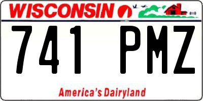 WI license plate 741PMZ