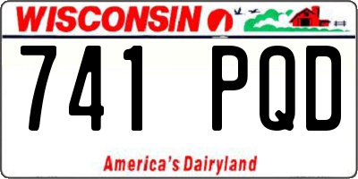 WI license plate 741PQD