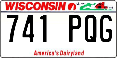 WI license plate 741PQG