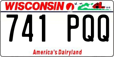 WI license plate 741PQQ