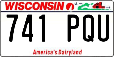 WI license plate 741PQU