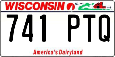 WI license plate 741PTQ