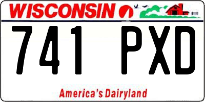 WI license plate 741PXD