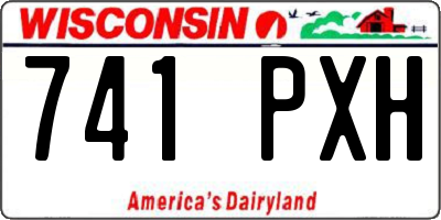 WI license plate 741PXH
