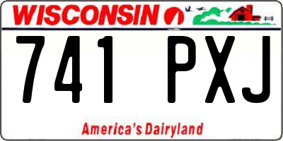 WI license plate 741PXJ