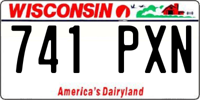 WI license plate 741PXN
