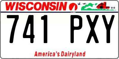 WI license plate 741PXY