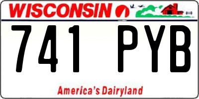 WI license plate 741PYB