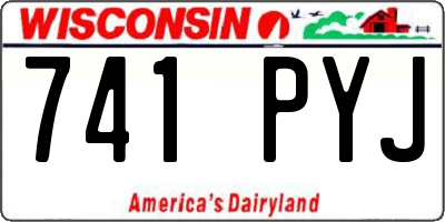 WI license plate 741PYJ