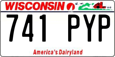 WI license plate 741PYP