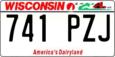 WI license plate 741PZJ